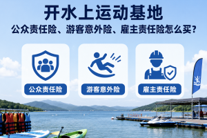 开水上运动基地，公众责任险、游客意外险、雇主责任险怎么买？保额选多少？