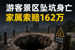 游客景区坠坑身亡家属索赔162万！旅行社为什么也要担责？
