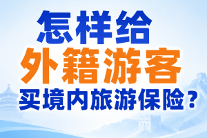入境游暴涨393%！怎样给外籍游客买境内旅游保险？