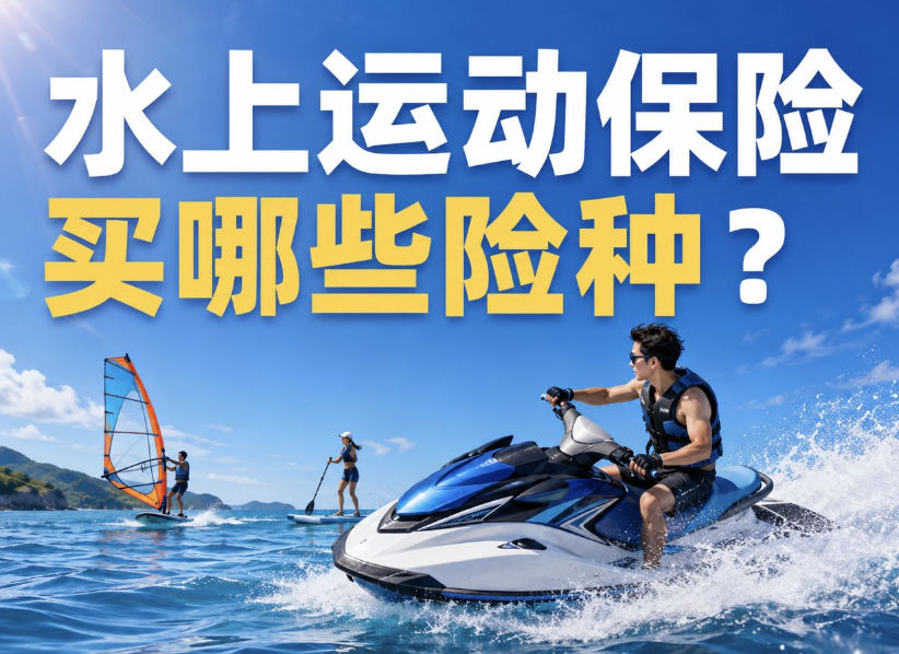 水上运动保险买哪些险种？按场景配，别按名字买